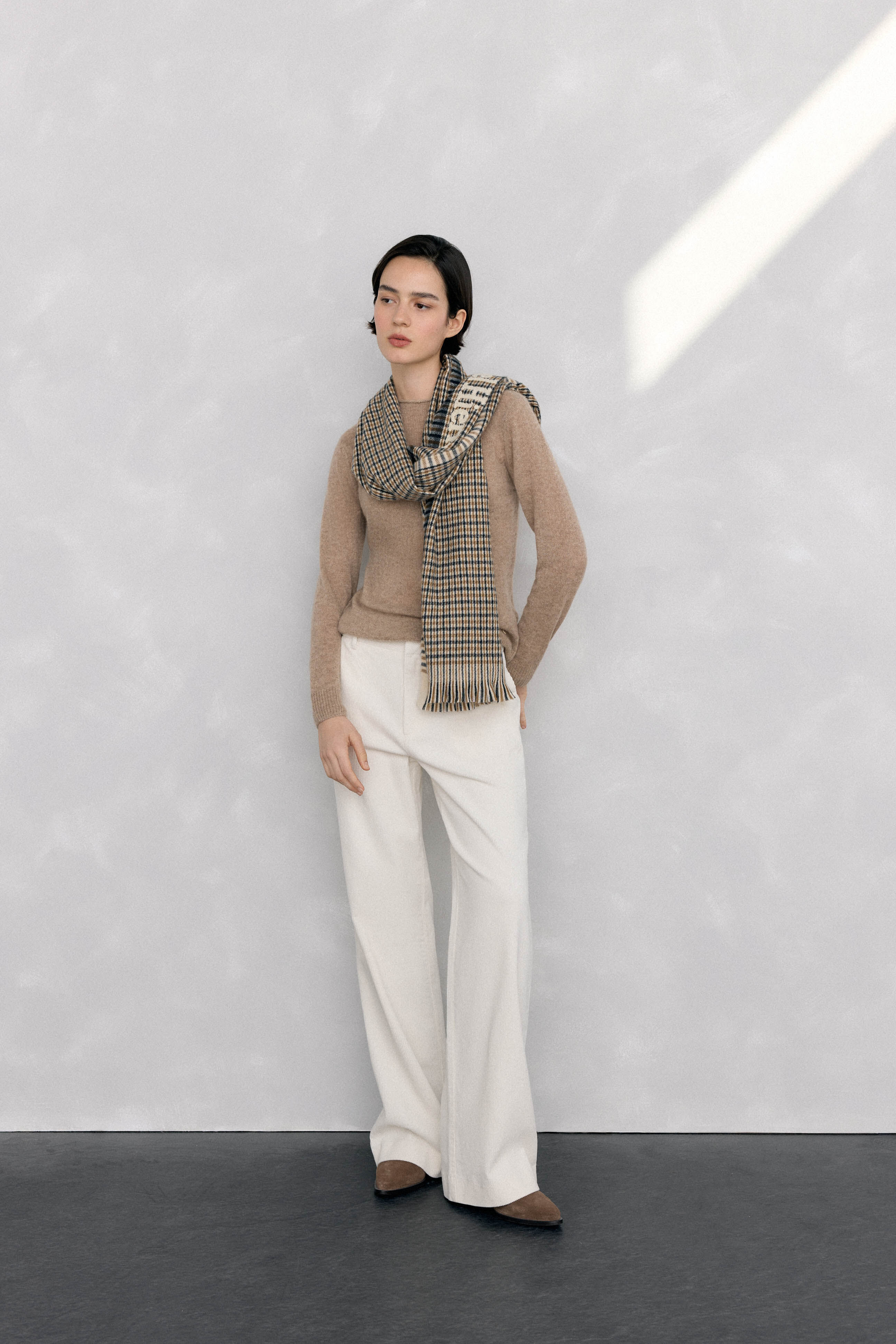 Pedro del Hierro Wide leg classic corduroy pants