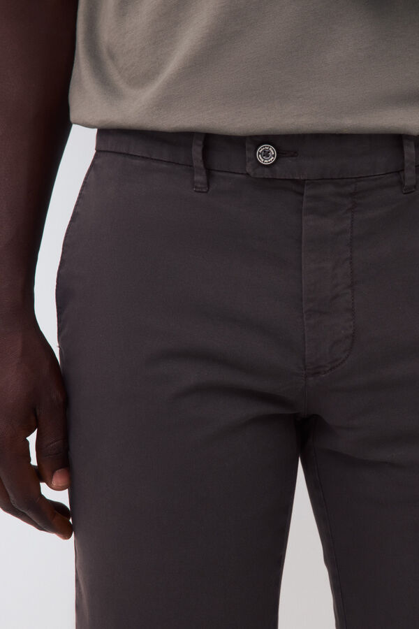 Pedro del Hierro Premium slim chinos Grey