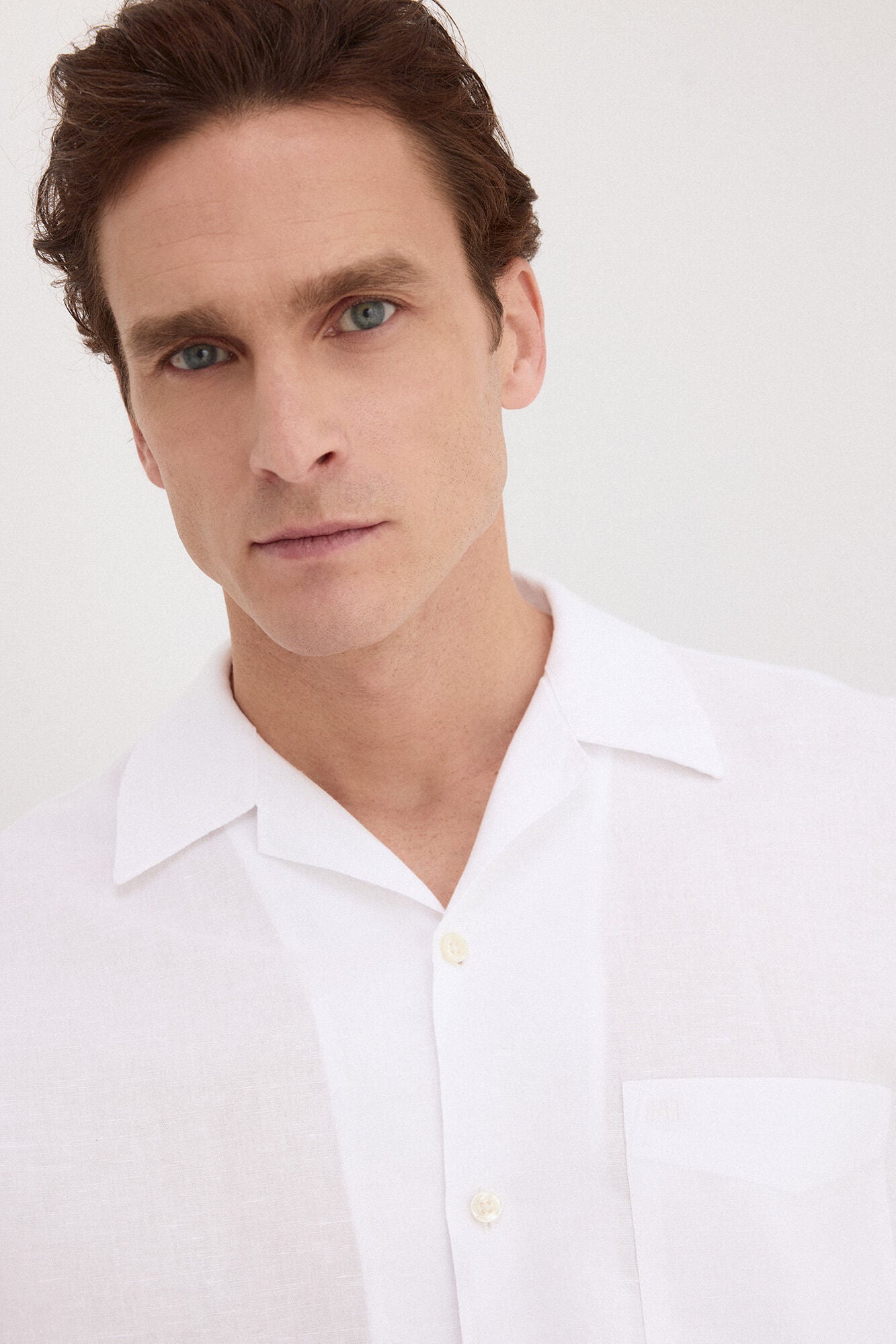 Pedro del Hierro Linen cotton long sleeve shirt