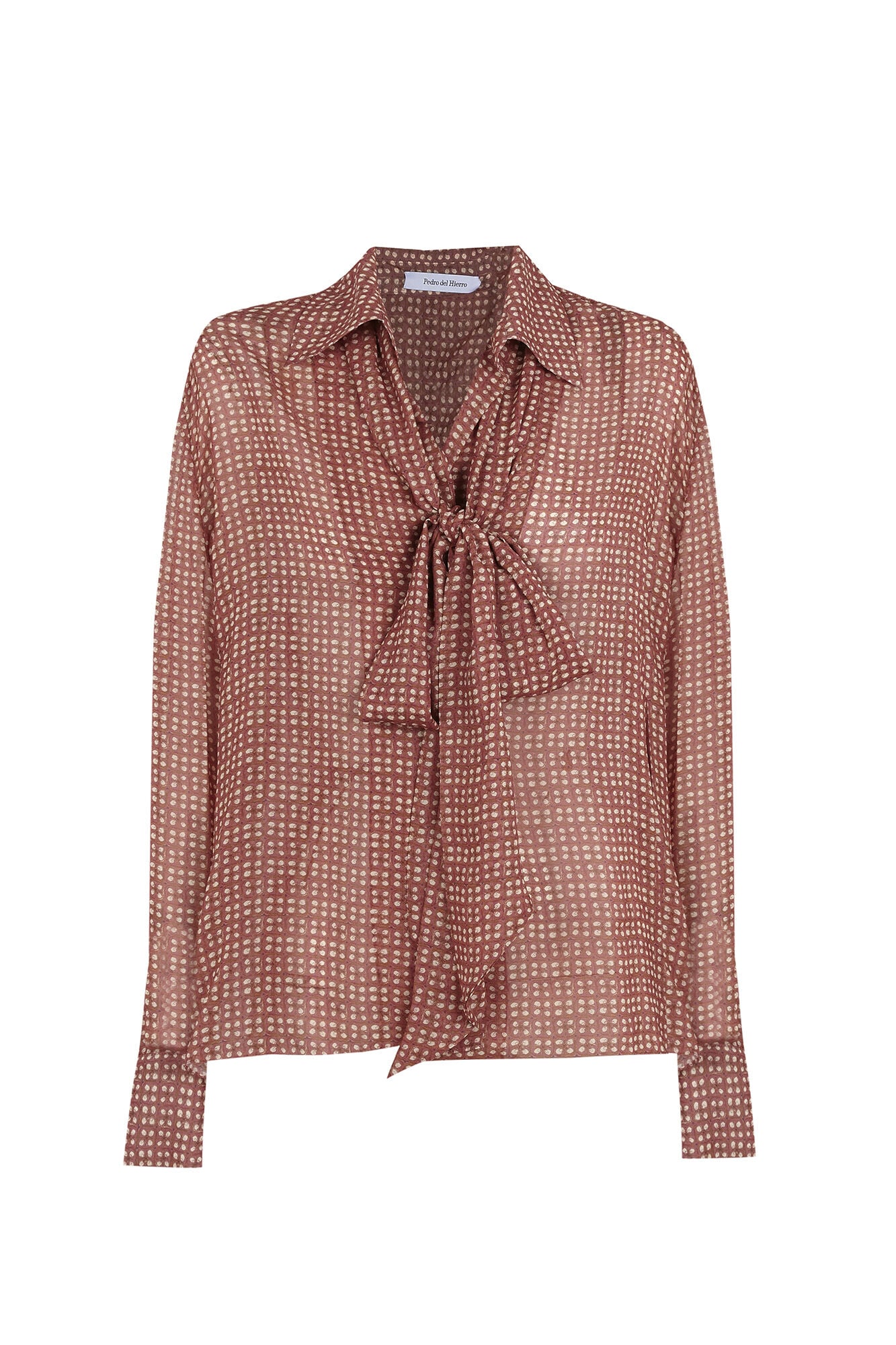 Pedro del Hierro Printed shirt with bow