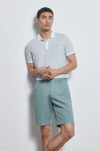 Pedro del Hierro Premium Flex chino-style Bermuda shorts  Turquesa