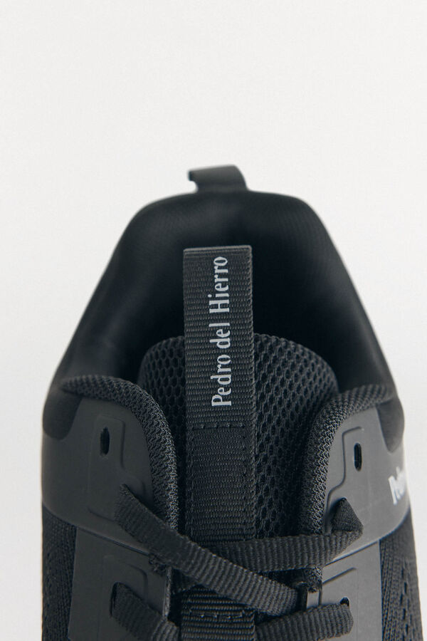 Pedro del Hierro Zapatilla textil cordones Negro