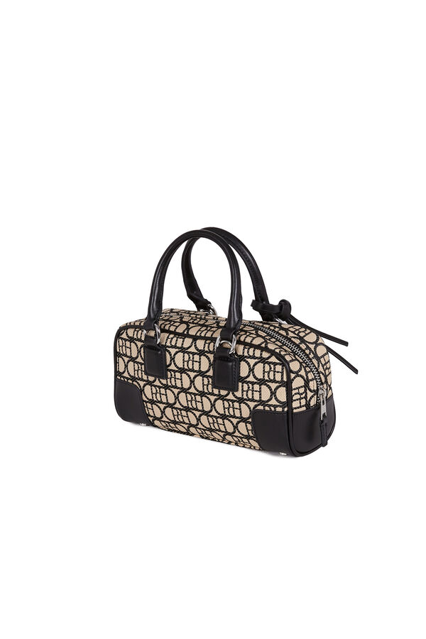 Pedro del Hierro Bolso bowling logo Beige