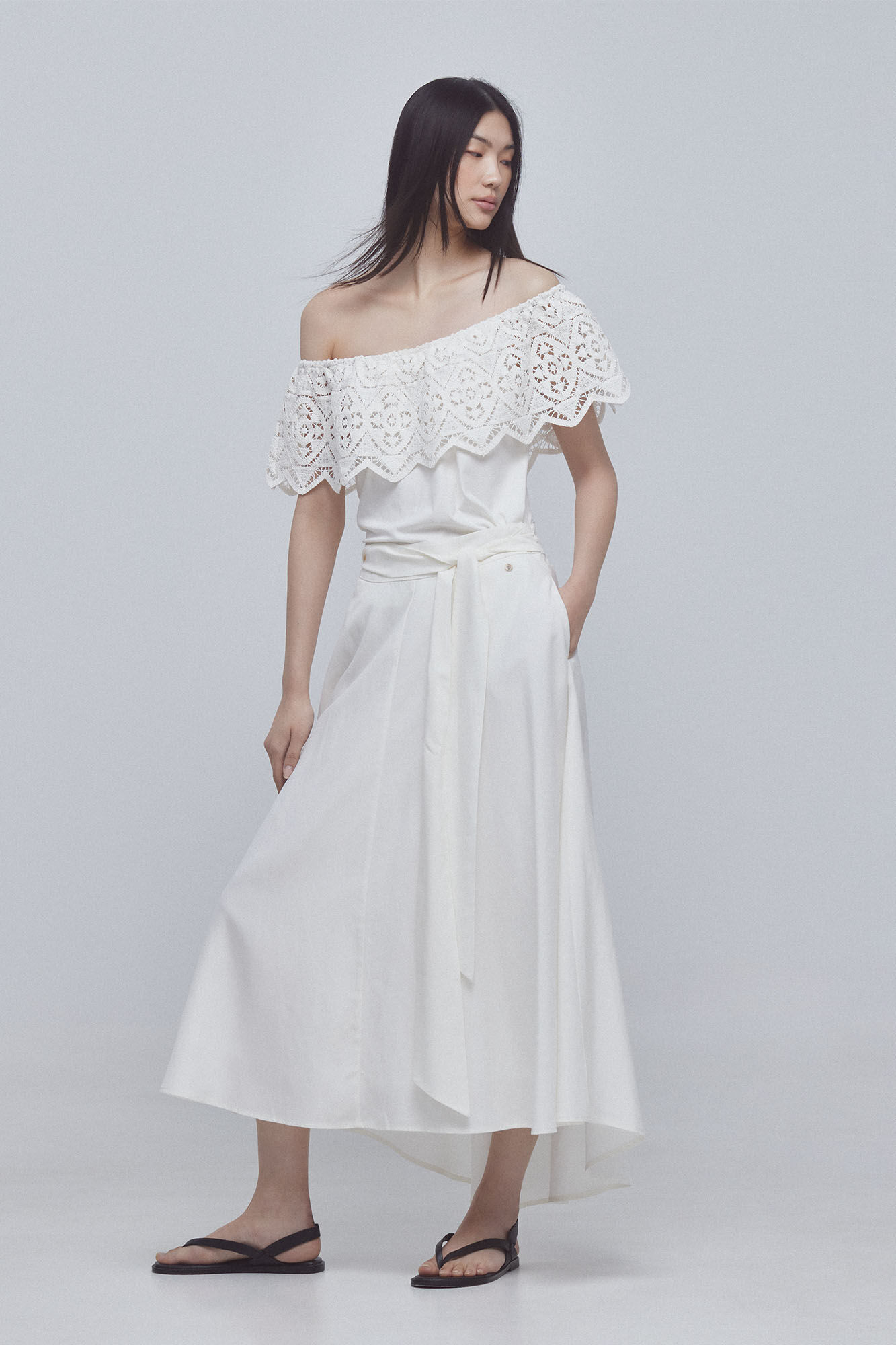 Pedro del Hierro Falda midi fluida