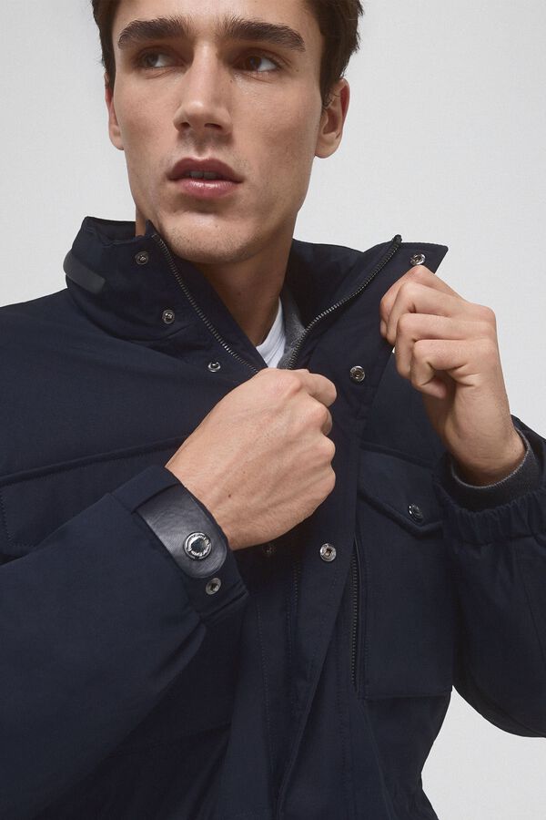 Pedro del Hierro Jacket with four pockets Blue