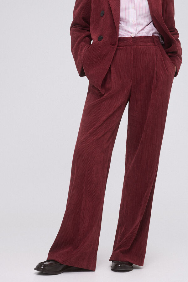 Pedro del Hierro Pantalón pana Rosa