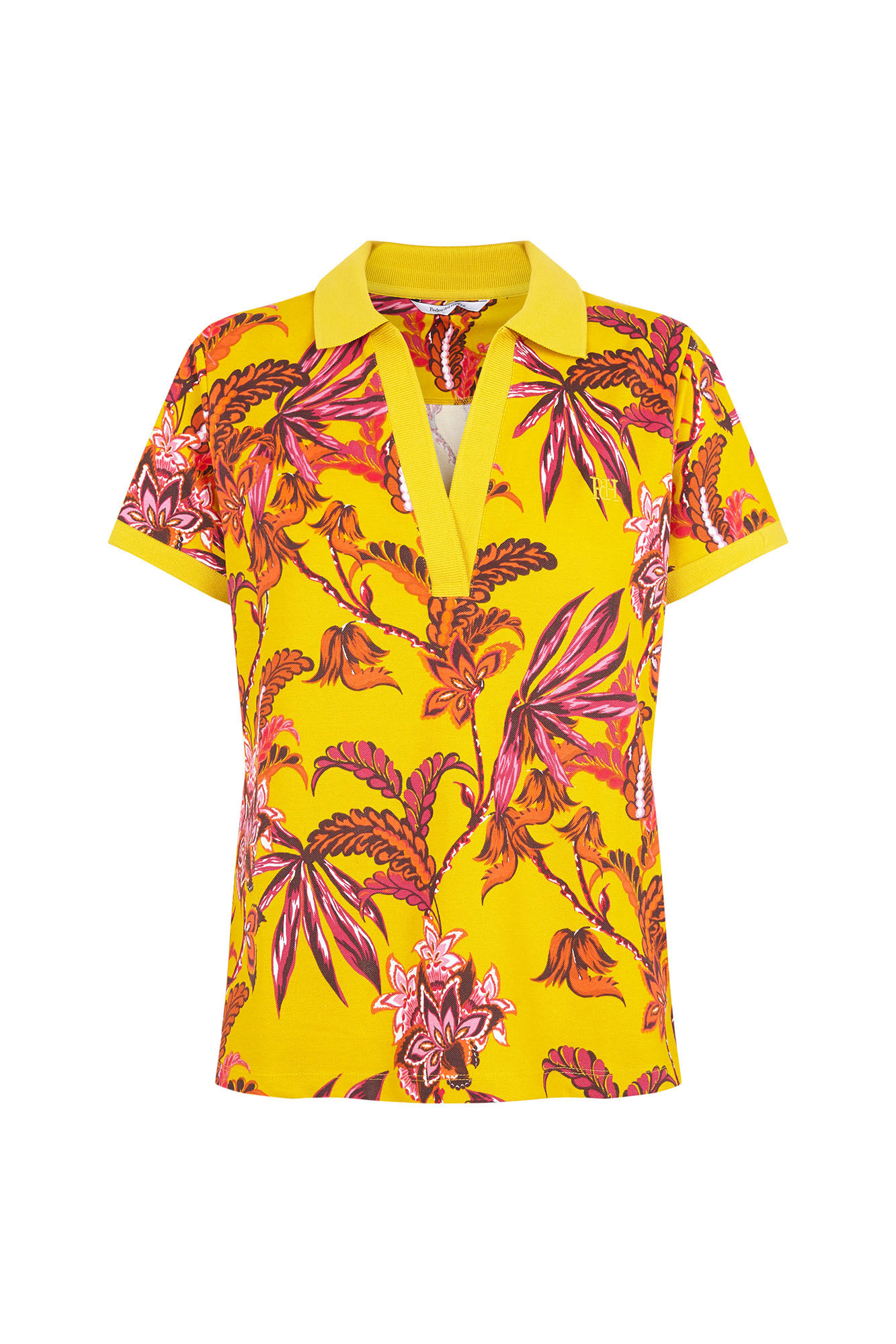 Pedro del Hierro Printed short sleeve polo shirt