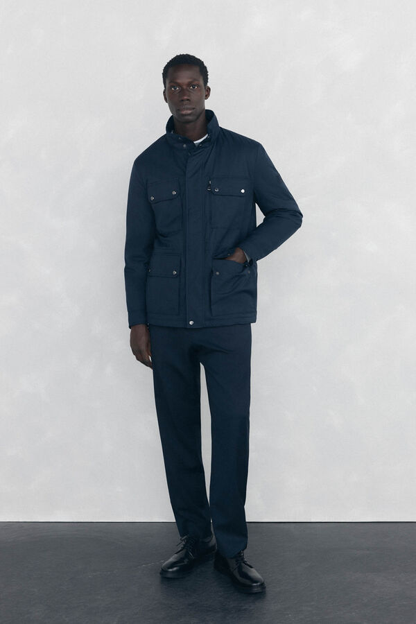 Pedro del Hierro 4-pocket jacket Blue