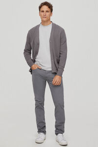 Pedro del Hierro Slim fit 5-pocket premium flex jeans Grey