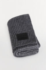Pedro del Hierro Jersey-knit scarf Grey