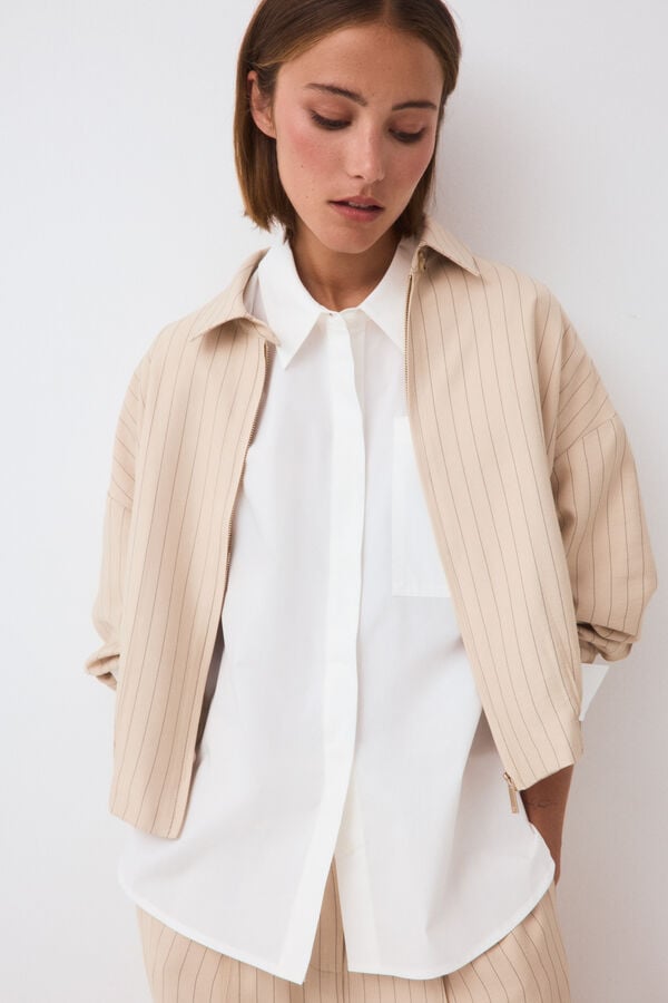 Pedro del Hierro Plain loose shirt White