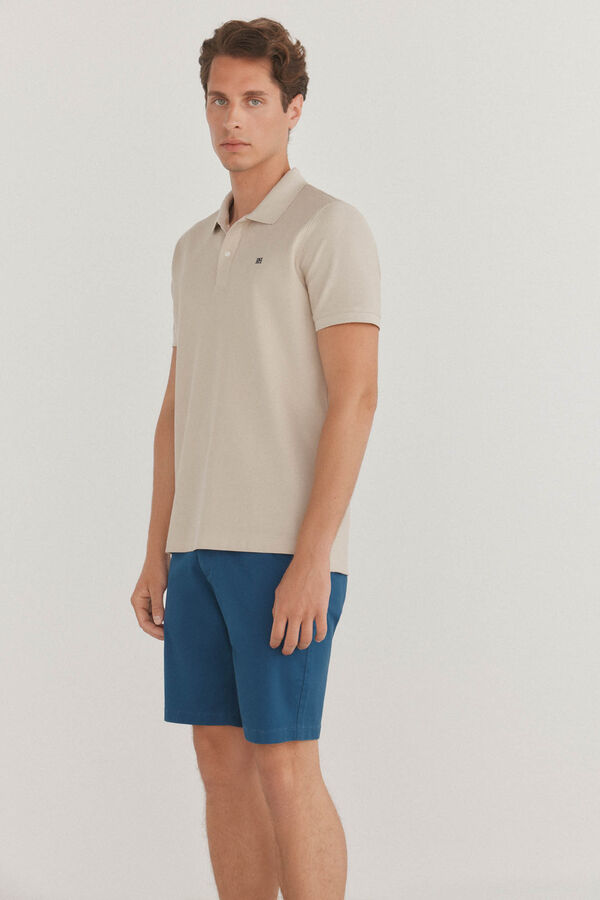 Pedro del Hierro Polo básico slim Beige