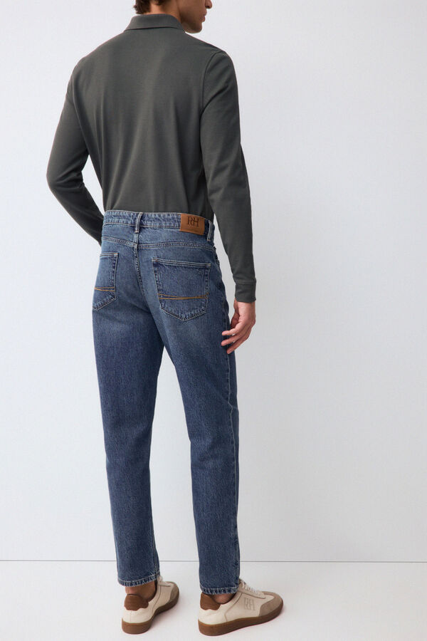 Pedro del Hierro Cal&ccedil;as jeans tapered fit Azul