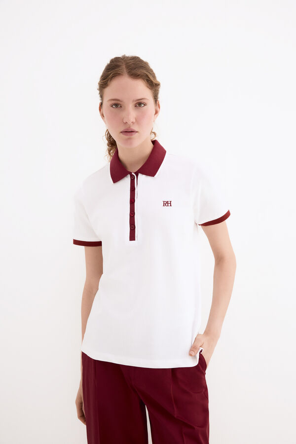 Pedro del Hierro Polo manga corta Blanco