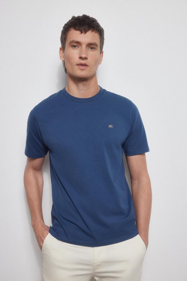 Pedro del Hierro Camiseta básica Blue