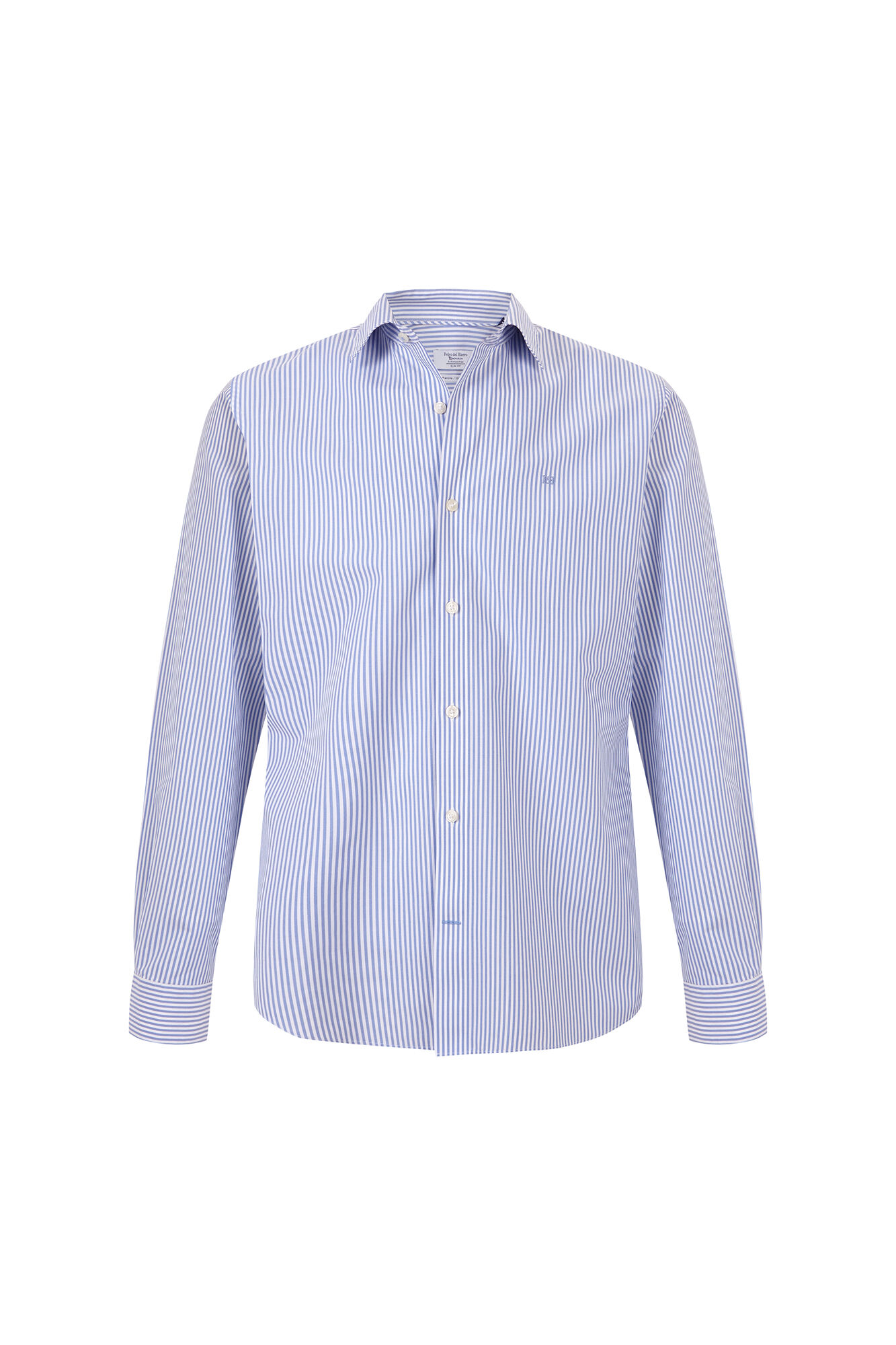 Pedro del Hierro Striped non-iron + anti-stain slim fit dress shirt
