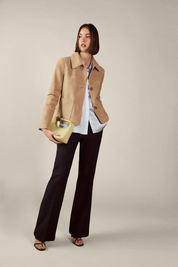 TFP by Tamara Falc&oacute; Silk blouse Blue