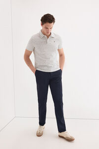 Pedro del Hierro Regular fit dobby structure trousers