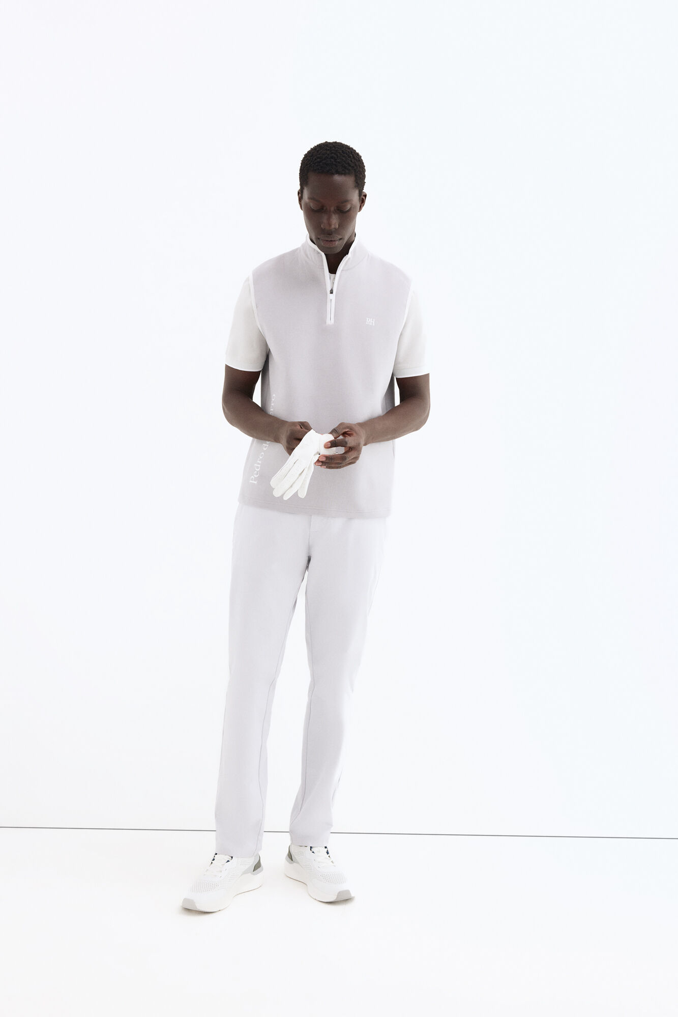 Pedro del Hierro Zip-fastening golf gilet