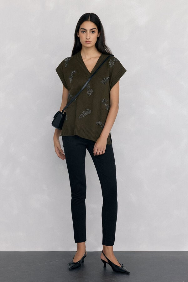 Pedro del Hierro empurrar jeans Preto