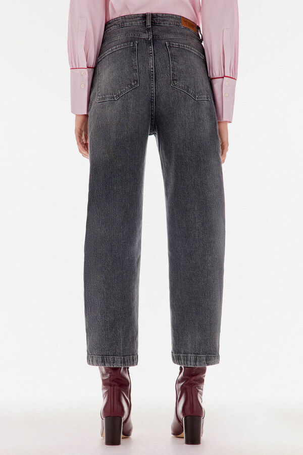 TFP by Tamara Falcó Wide-leg cropped jeans Grey