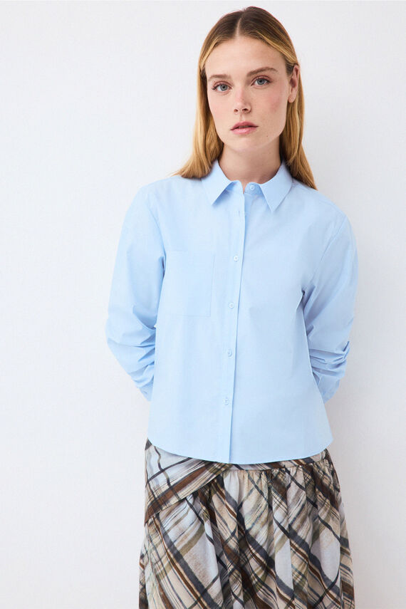Camisa bolsillo corta