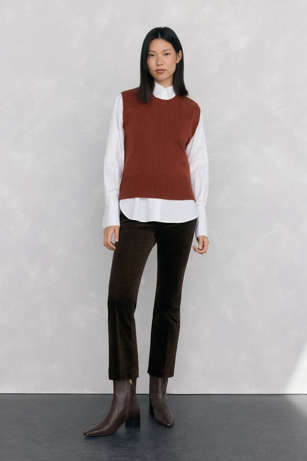 Pedro del Hierro Plain oversized shirt White