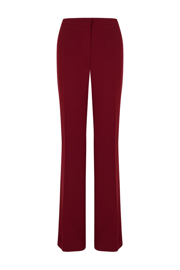 TFP by Tamara Falcó Flared trousers Burgundy