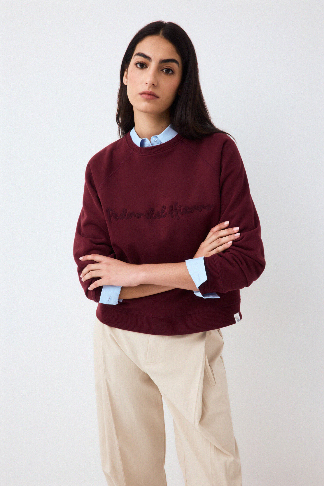 Pedro del Hierro Spanish cotton sweatshirt