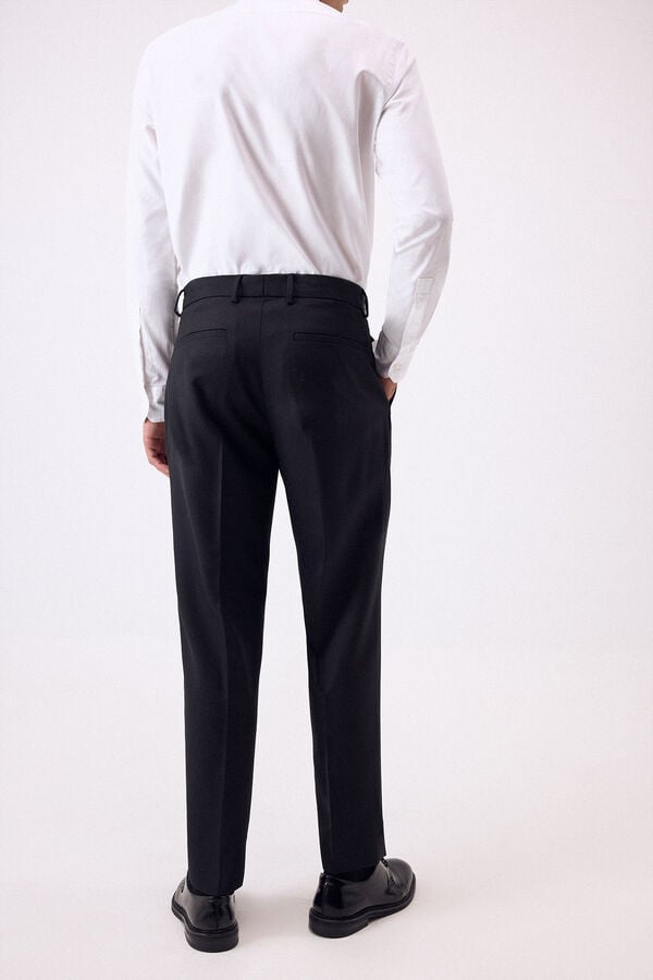Pedro del Hierro Pleated trousers going out Black