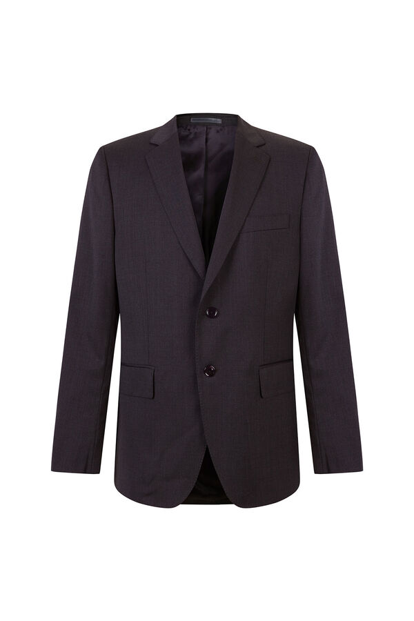 Pedro del Hierro Blazer de fato coordenado tailored b&aacute;sico Cizento