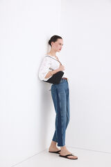 Pedro del Hierro Openwork elbow sleeve top White