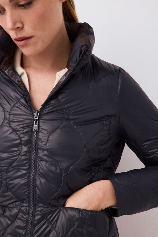 Pedro del Hierro Parka estampada reversible Gris