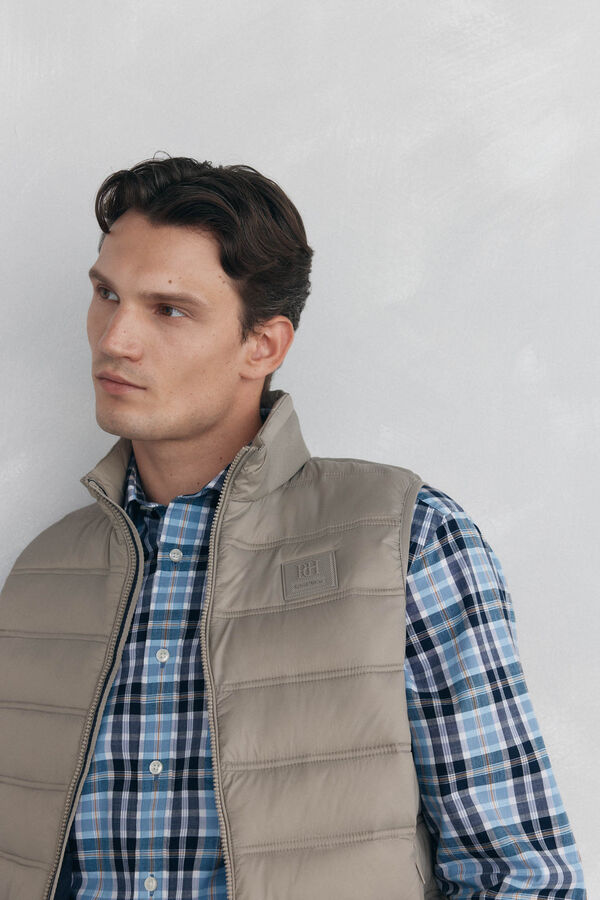 Pedro del Hierro Ultralight gilet  Beige