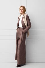 TFP by Tamara Falc&oacute; Plaid trousers White