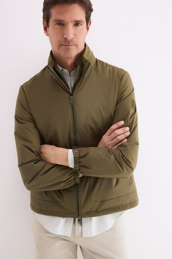 Pedro del Hierro Removable lining jacket Green