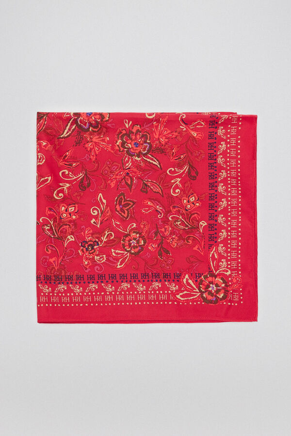 Pedro del Hierro Bandana scarf with floral print Several