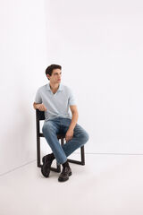 Pedro del Hierro Polo textura Azul