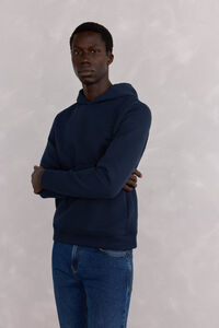 Pedro del Hierro Embroidered logo hooded sweatshirt