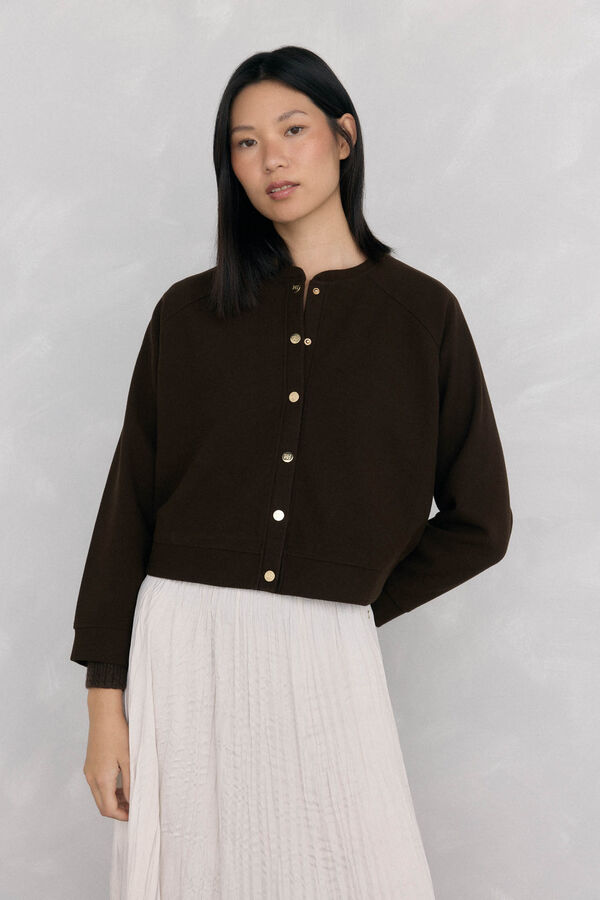 Pedro del Hierro Long-sleeved jacket Brown