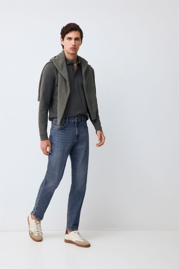 Pedro del Hierro Cal&ccedil;as jeans tapered fit Azul