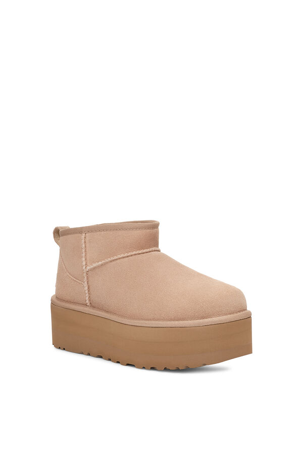 Ugg Bota Plataforma Ultra Clássica Marrom