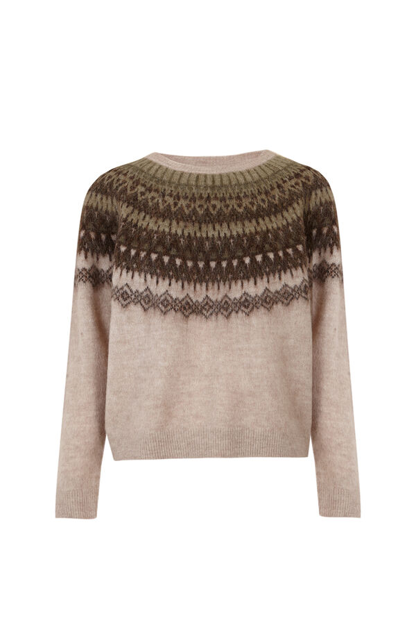 Pedro del Hierro Geometric jacquard jumper Several