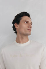 Pedro del Hierro T-shirt logo Ecru