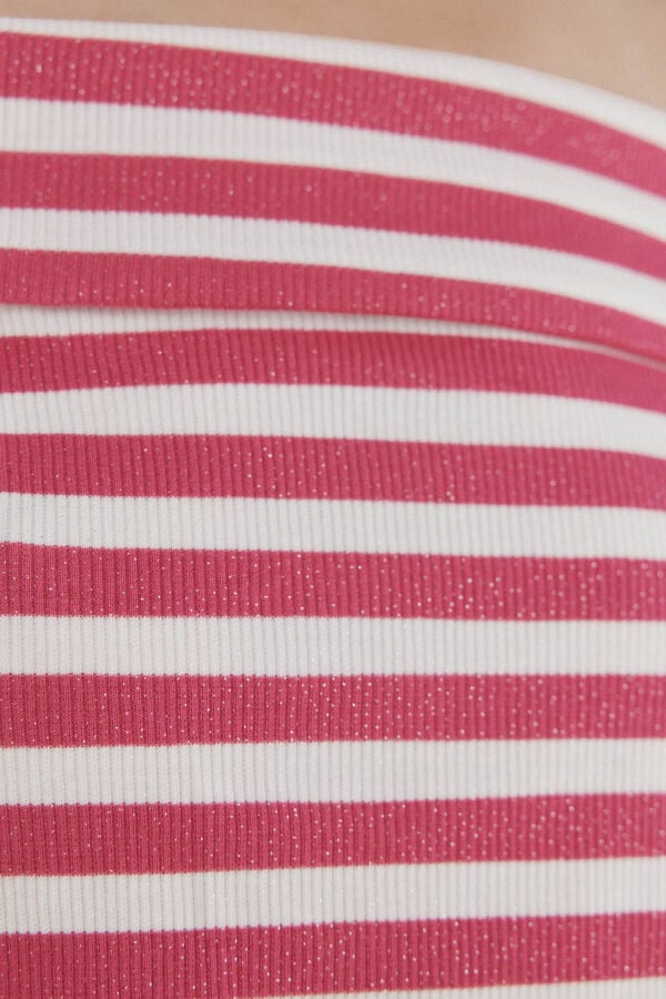 Pedro del Hierro Camisola sem ombros raias  Coral