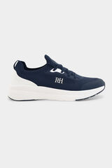 Pedro del Hierro Fabric lace-up sneaker Blue