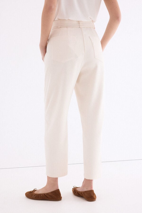 Pedro del Hierro Balloon trousers Ecru