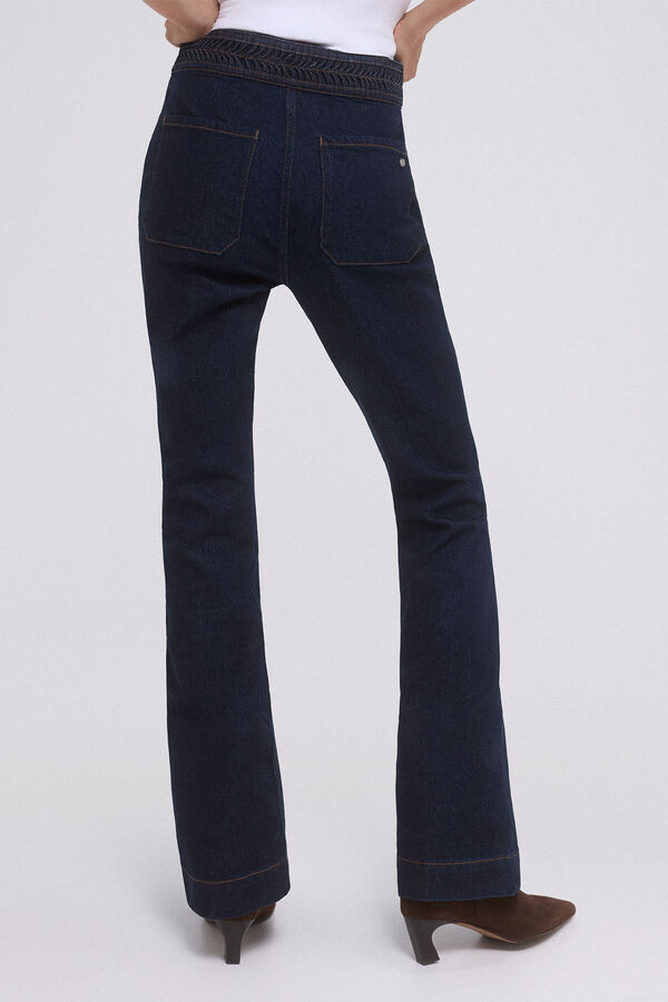 Pedro del Hierro Jeans flare full length Azul