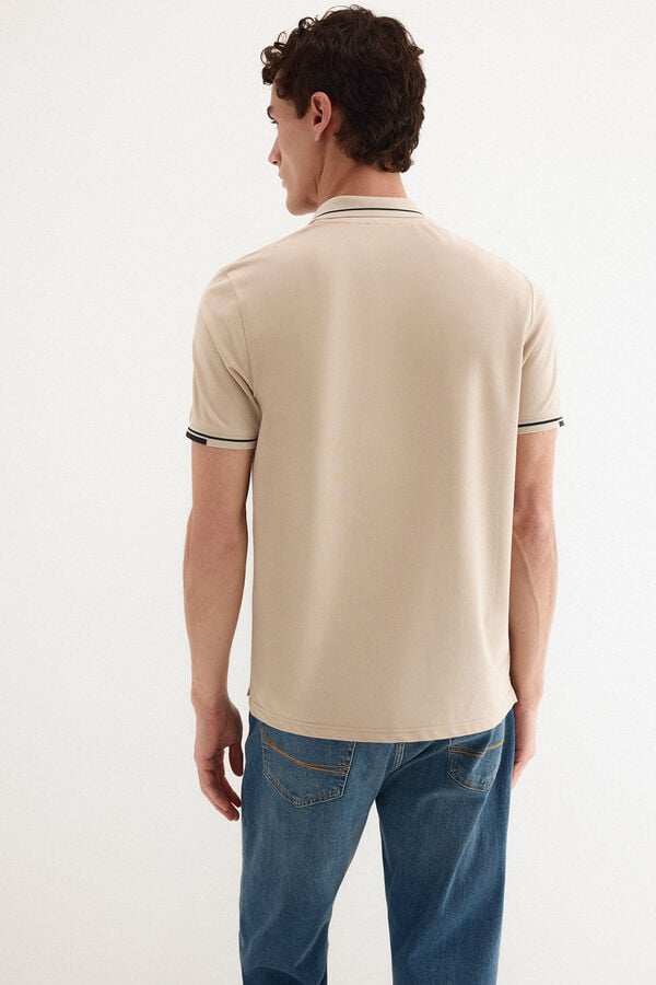 Pedro del Hierro Polo tips Beige