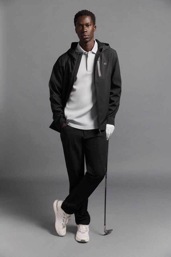 Pedro del Hierro Chaqueta lisa golf Negro